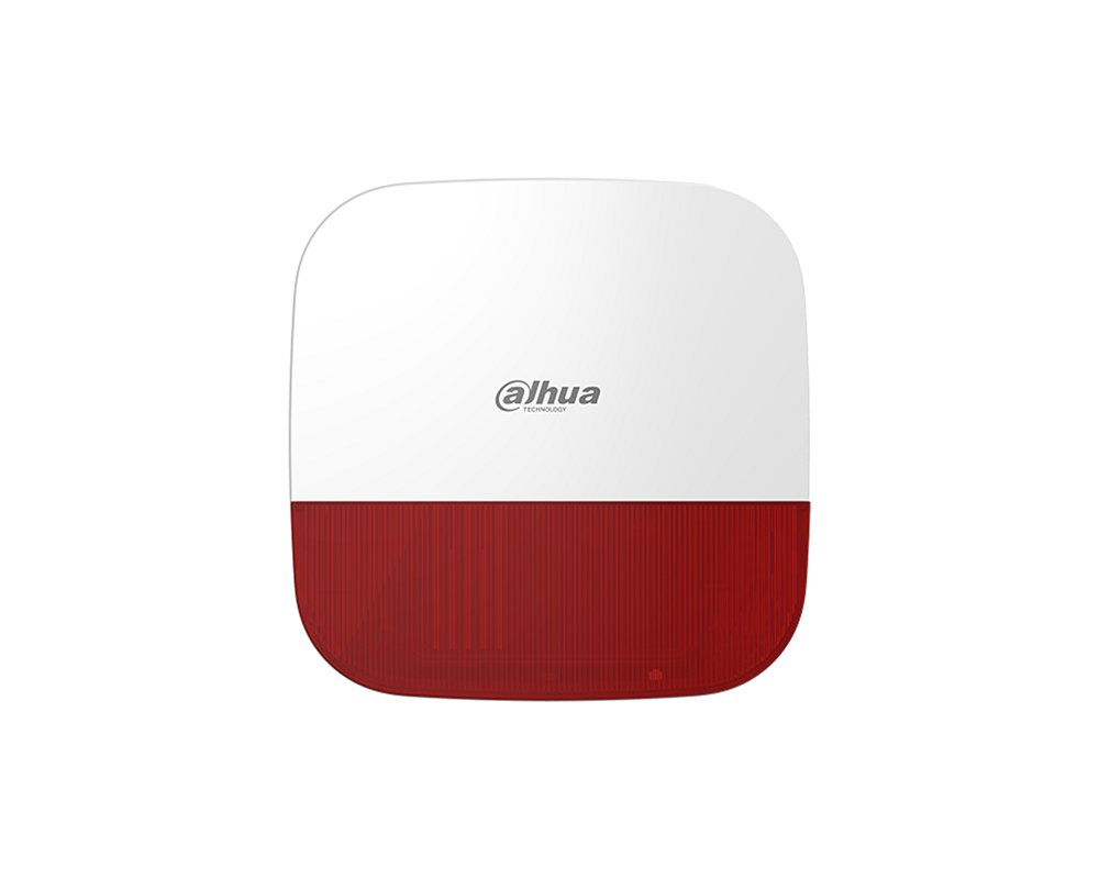 Smart Home Външна аларма Dahua ARA13 - W2(868) - червена 2