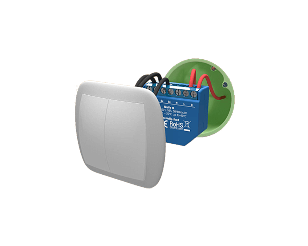 Smart Home Единично Wi-Fi реле Shelly 1L 2