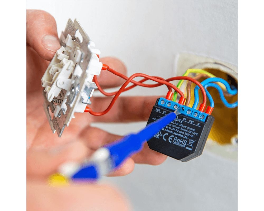 Smart Home Двойно Wi-Fi реле възможност за управление на ролетни щори Shelly 2.5 2