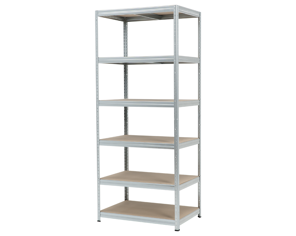 Метален шкаф Метален стелаж STAR 213x90x60 см, до 250 кг на рафт - цинк 5