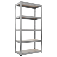  Метален стелаж STAR 180x90x35 см, до 175 кг на рафт - цинк 659291 3580502 на топ цена - PIC.bg