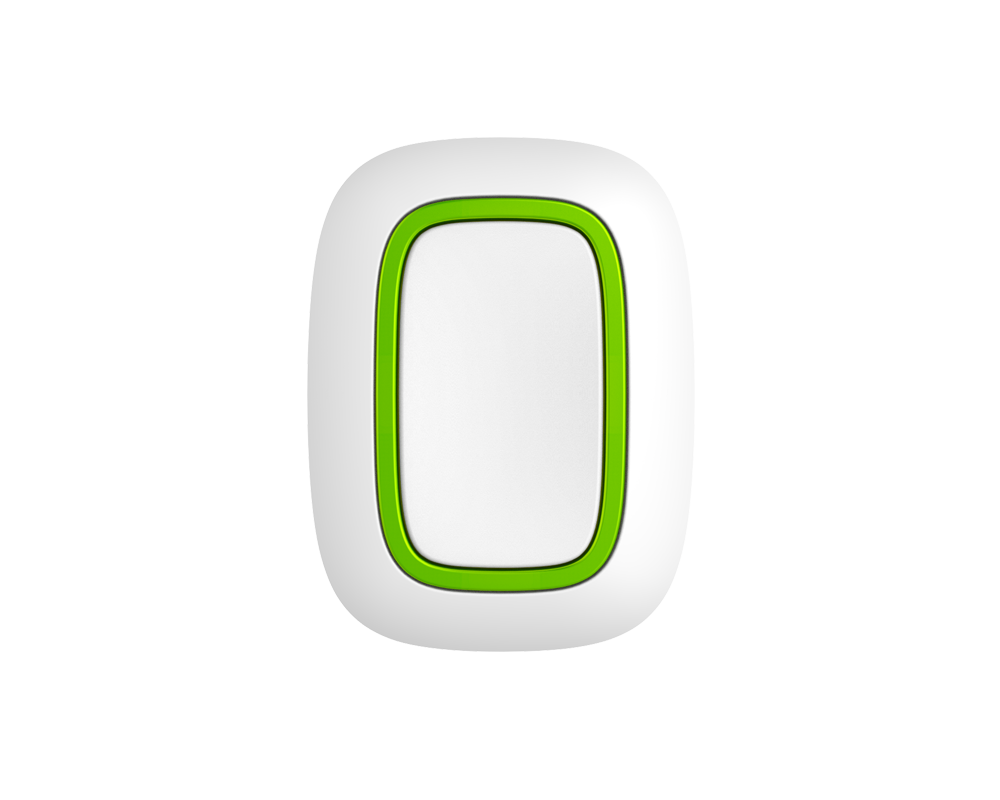 Smart Home Безжичен паник бутон Ajax Button - бял 2