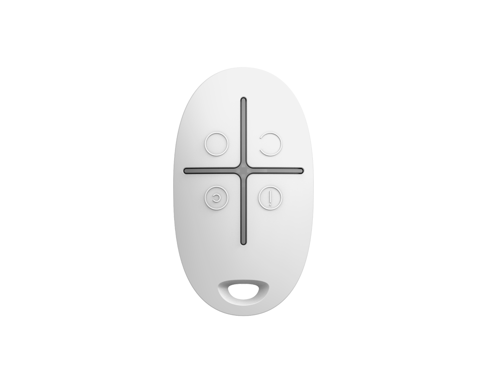 Smart Home Безжично дистанционно Ajax Space Control - бяло 2