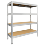 <span>Метален шкаф</span> Метален стелаж MEGA 177x240x60 см, до 450 кг на рафт - цинк <span class='catalog-num-in-name'>3580522_1</span> - 