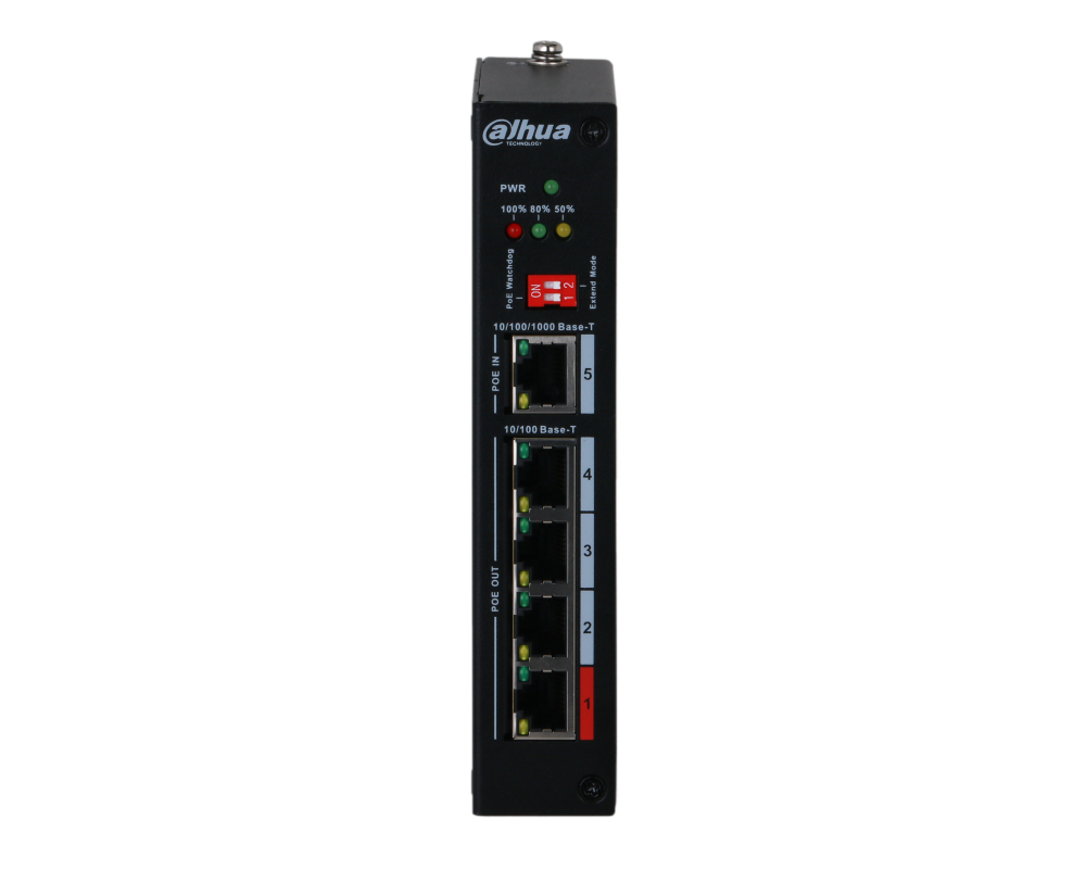 PoE адаптер PoE удължител Dahua PFT1500 2