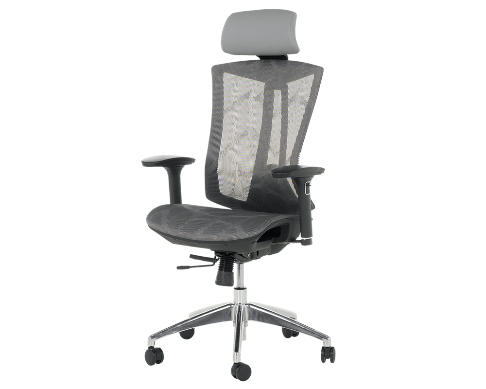 Офис стол Ергономичен стол Carmen 7577 - сив 3