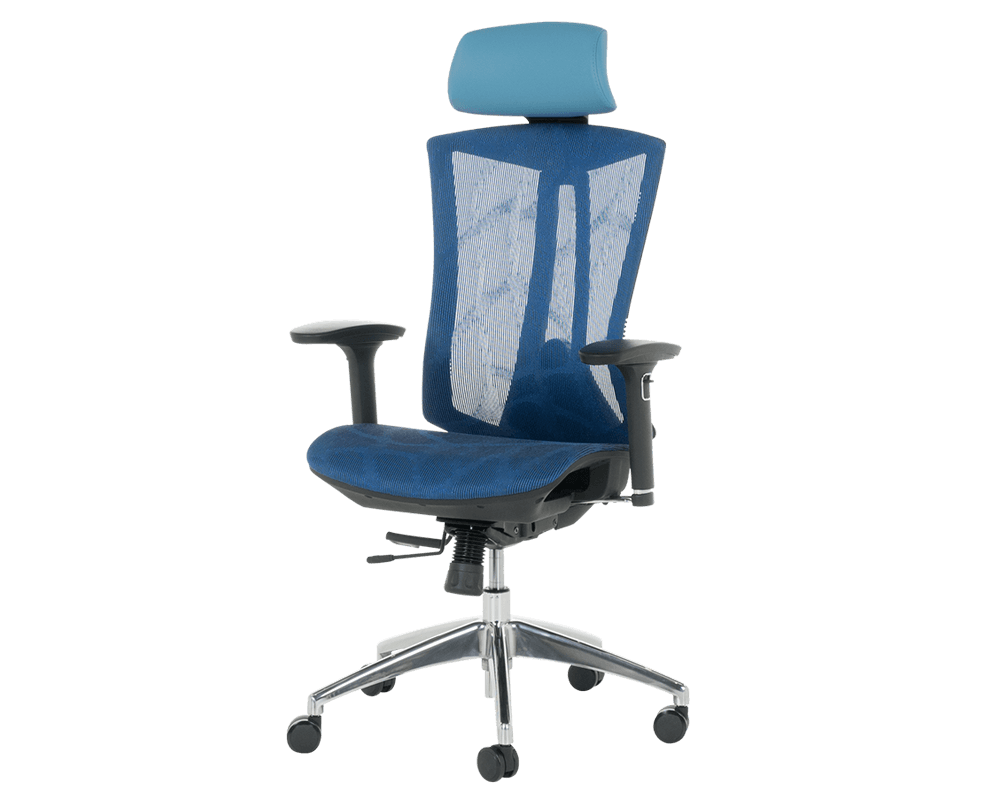 Офис стол Ергономичен стол Carmen 7577 - син 3