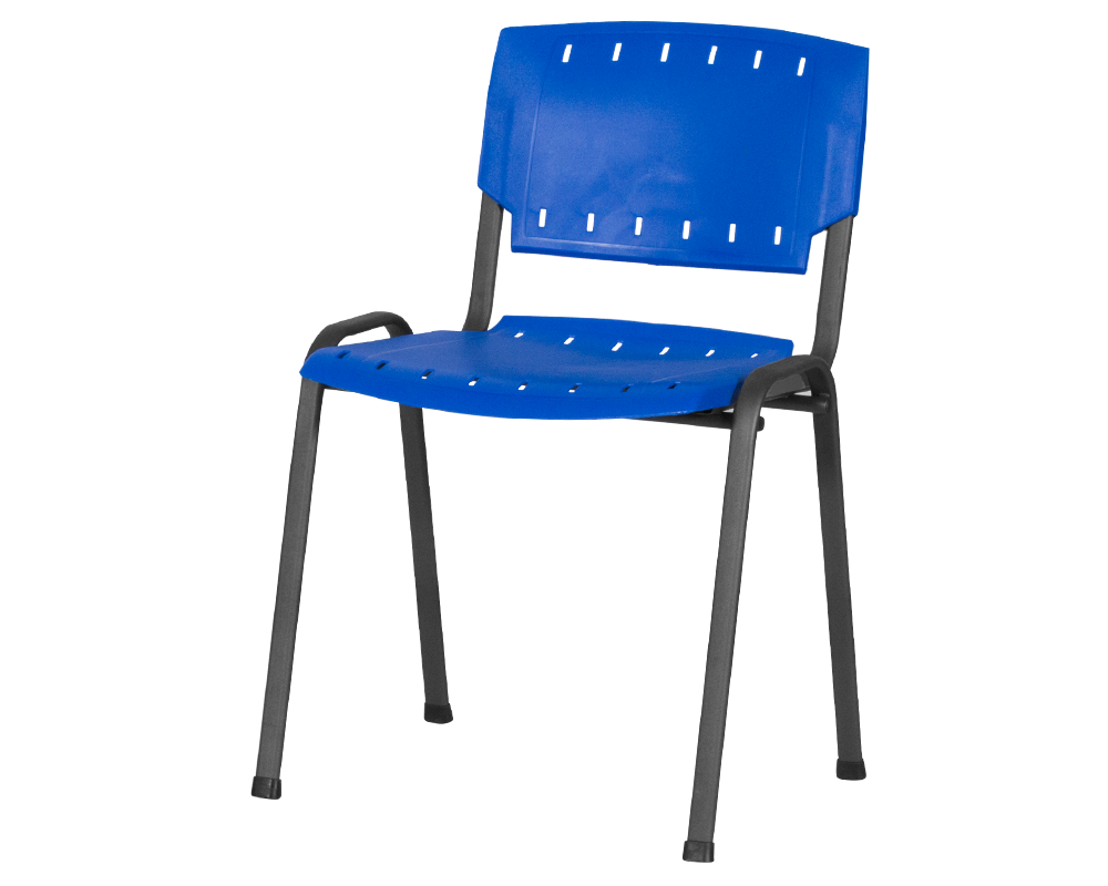 Офис стол Посетителски стол Prizma - син 3