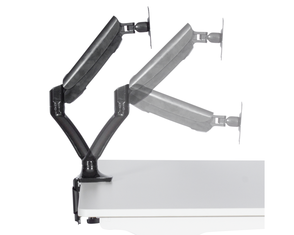 Стойка Стойка за монитор с газов амортисьор Carmen CR-502-1 - черна 2