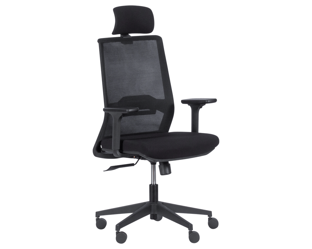 Офис стол Президентски офис стол Carmen 7566 - черен