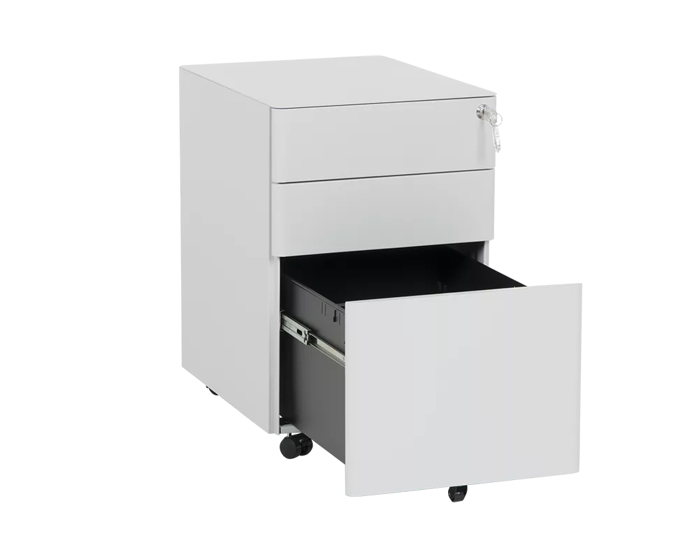 Метален шкаф Офис контейнер Carmen CR-1804 K SAND - сив 5