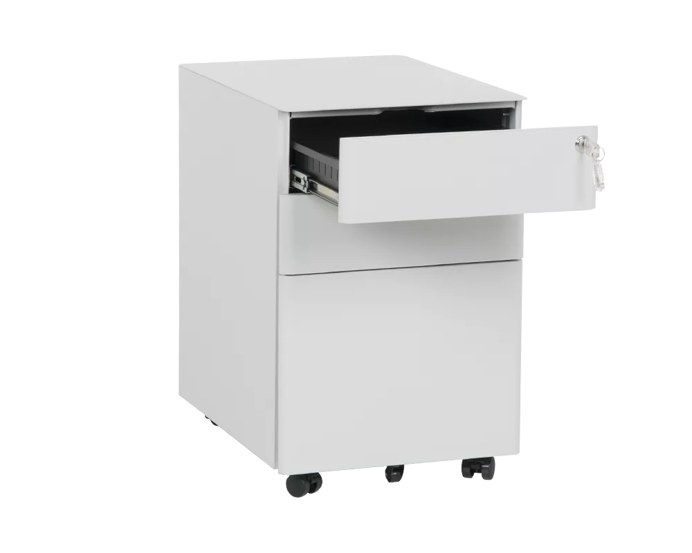 Метален шкаф Офис контейнер Carmen CR-1804 K SAND - сив 3