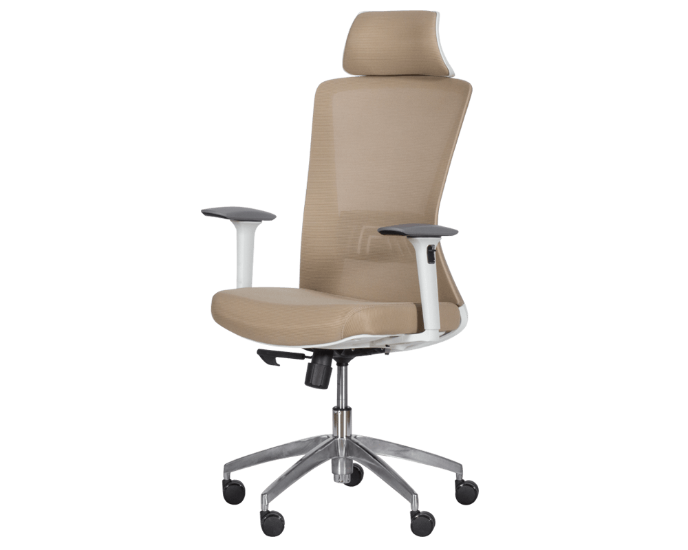 Офис стол Ергономичен стол Carmen 7542 W - бежов 3