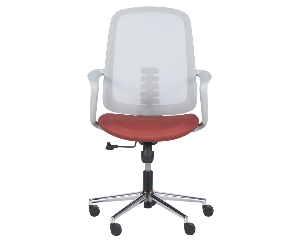 Офис стол Работен офис стол Carmen 7063 - сив-червен 7