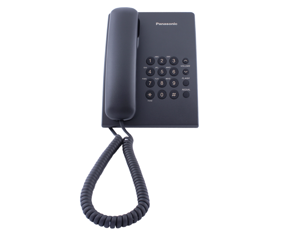 Офис телефон Стационарен телефон Panasonic KX-TS500 - бял 4