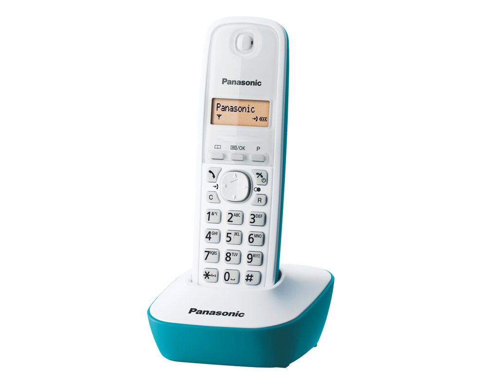 Офис телефон Безжичен DECT телефон Panasonic KX-TG1611 - син 10