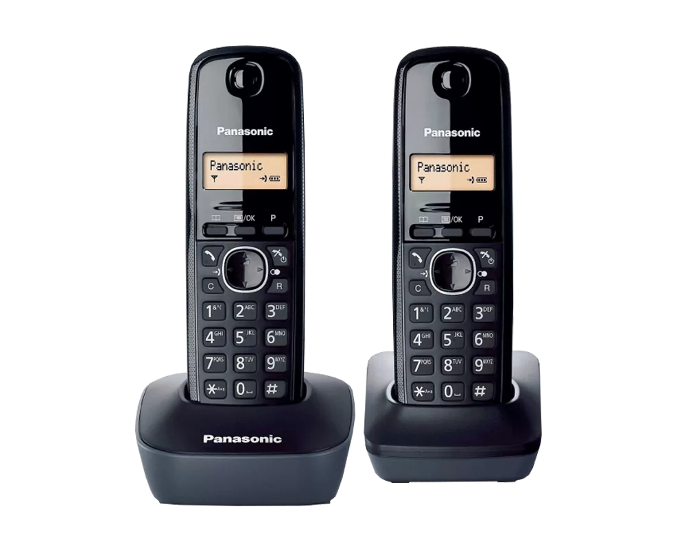 Офис телефон Безжичен DECT телефон Panasonic KX-TG1612FXH - черен 2