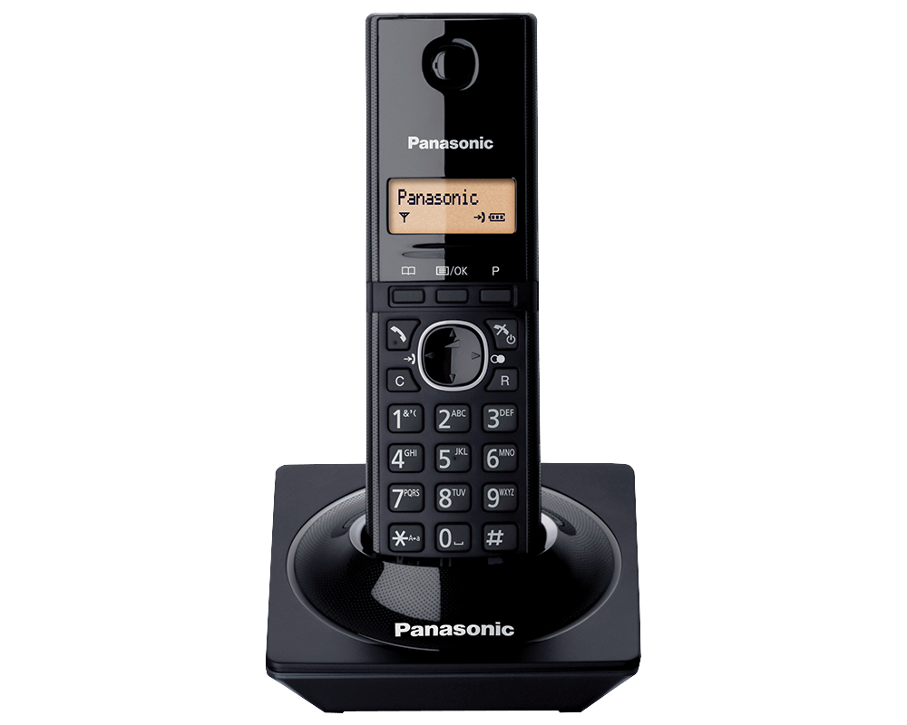 Офис телефон Безжичен DECT телефон Panasonic KX-TG1711 - черен 2