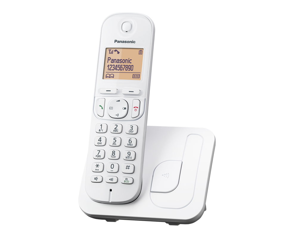 Офис телефон Безжичен DECT телефон Panasonic KX-TGC210 FXW - бял 2