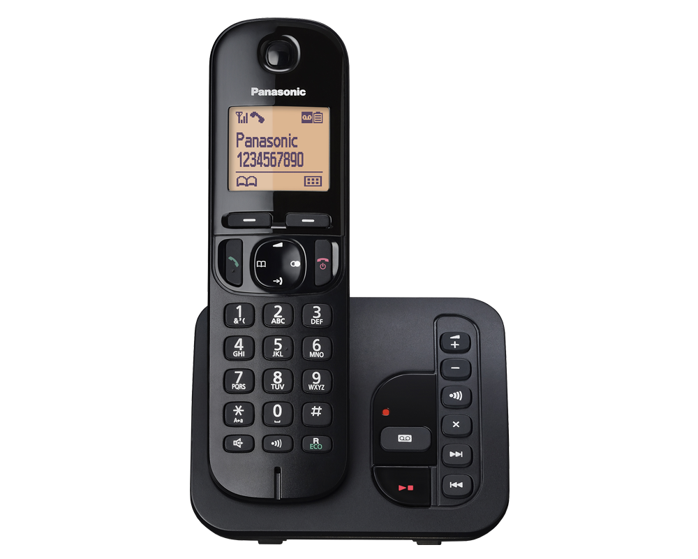 Офис телефон Безжичен DECT телефон Panasonic KX-TGC220FXB - черен 2