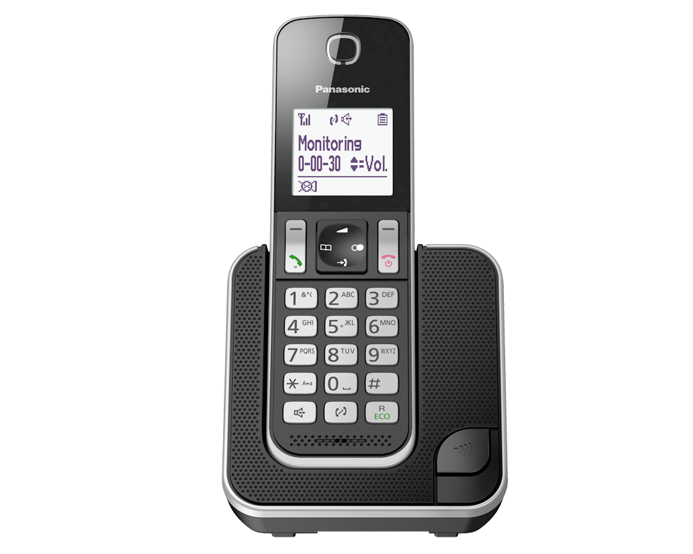 Офис телефон Безжичен DECT телефон Panasonic KX-TGD310FXB 2