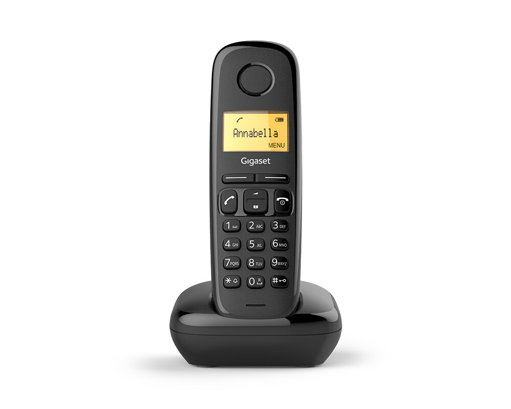 Офис телефон Безжичен DECT телефон Gigaset A170 - черен 2