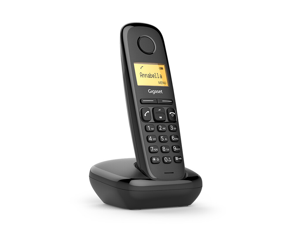 Офис телефон Безжичен DECT телефон Gigaset A170 - черен 3