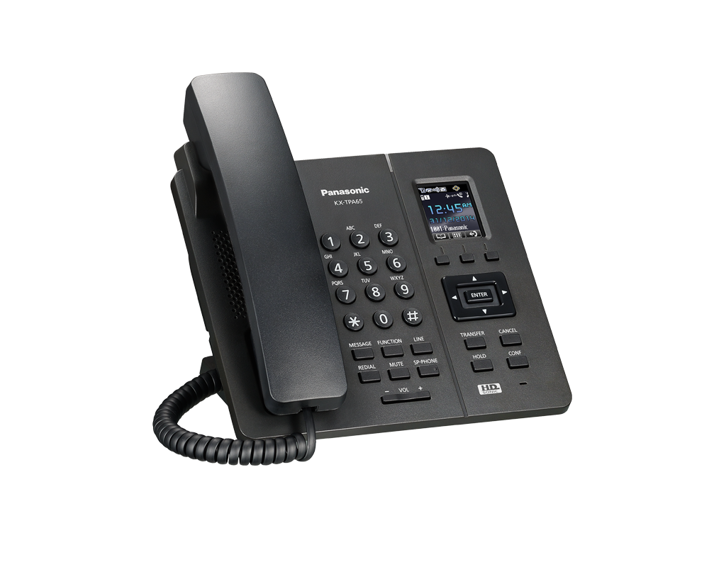 Офис телефон Безжичен телефон Panasonic KX-TPА65 - черен 4