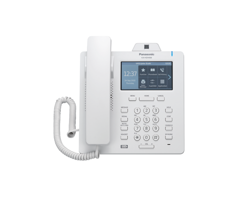 Офис телефон VoIP телефон Panasonic KX-HDV430 - черен 2