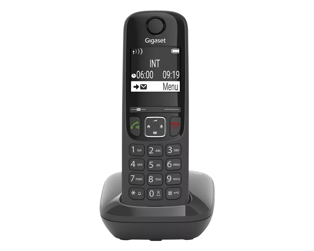 Офис телефон Безжичен DECT телефон Gigaset AS690 - черен 2