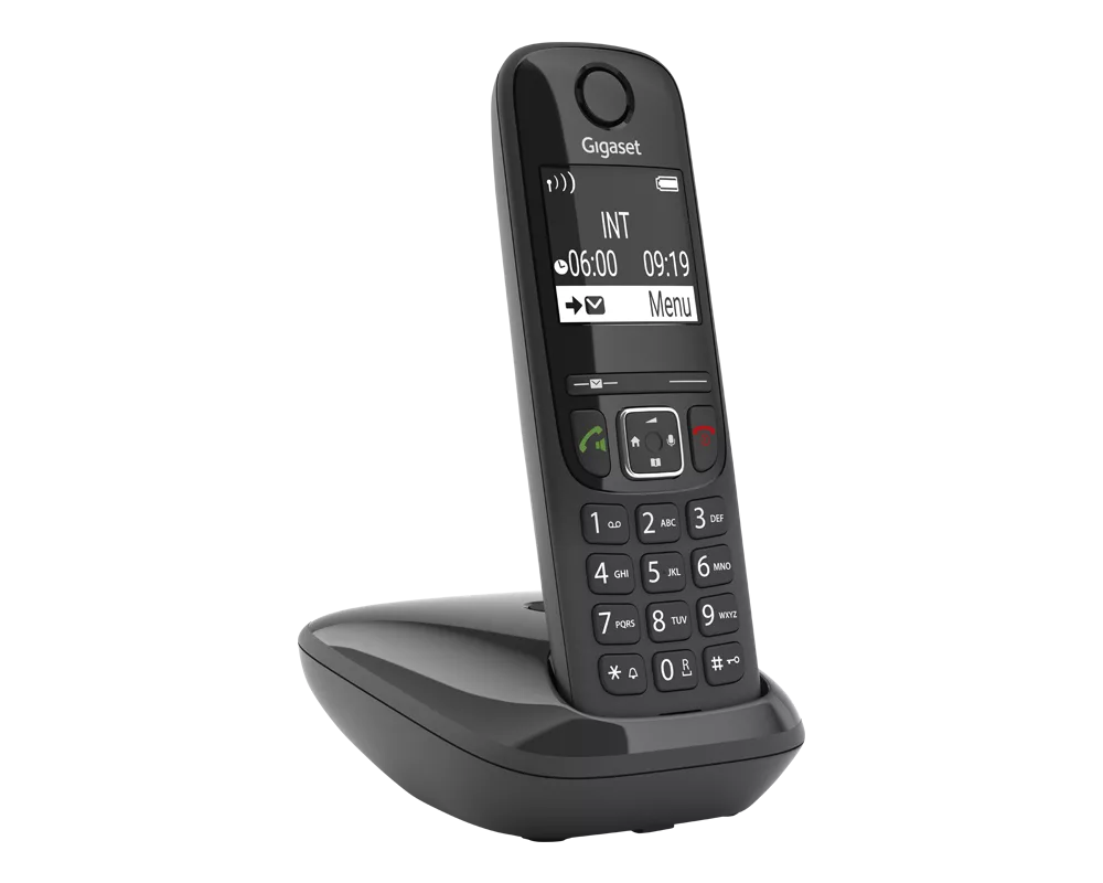 Офис телефон Безжичен DECT телефон Gigaset AS690 - черен 3