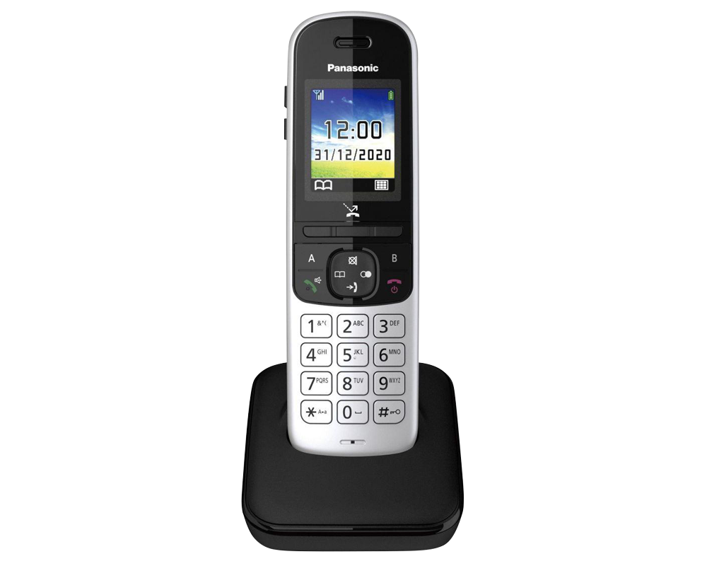Офис телефон Безжичен DECT телефон Panasonic KX-TGH710FXS 2