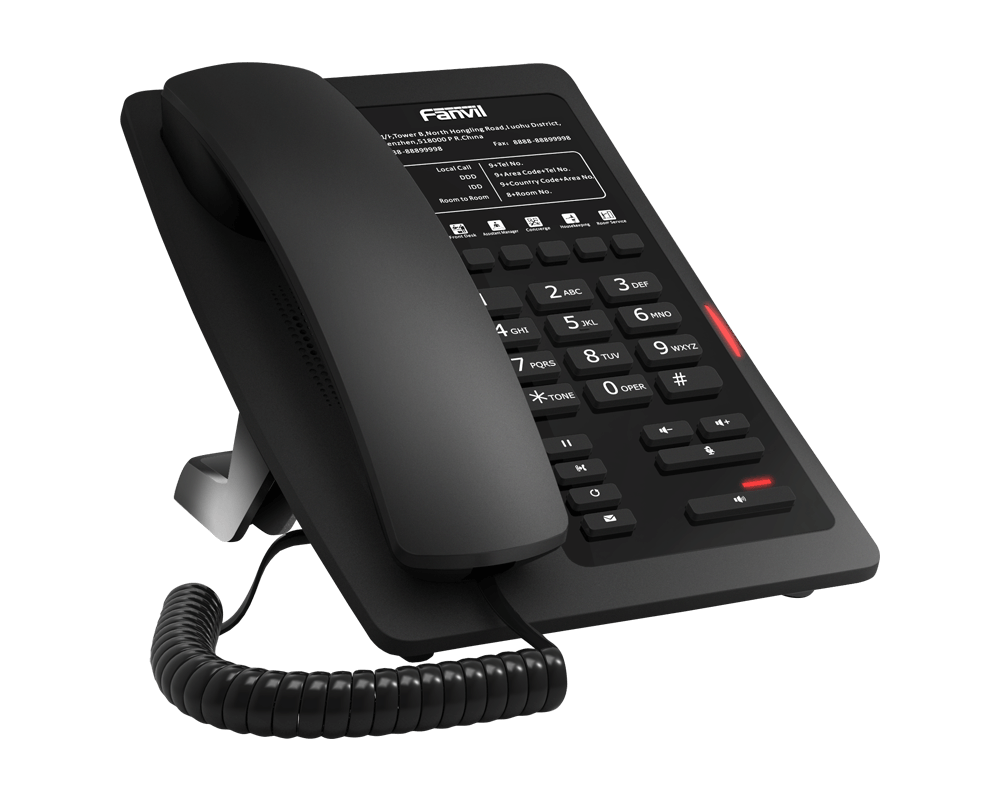 Офис телефон Wi-Fi VoIP телефон Fanvil H3W - черен 2