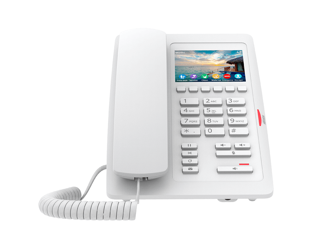 Офис телефон Wi-Fi VoIP телефон Fanvil H5W - бял 2