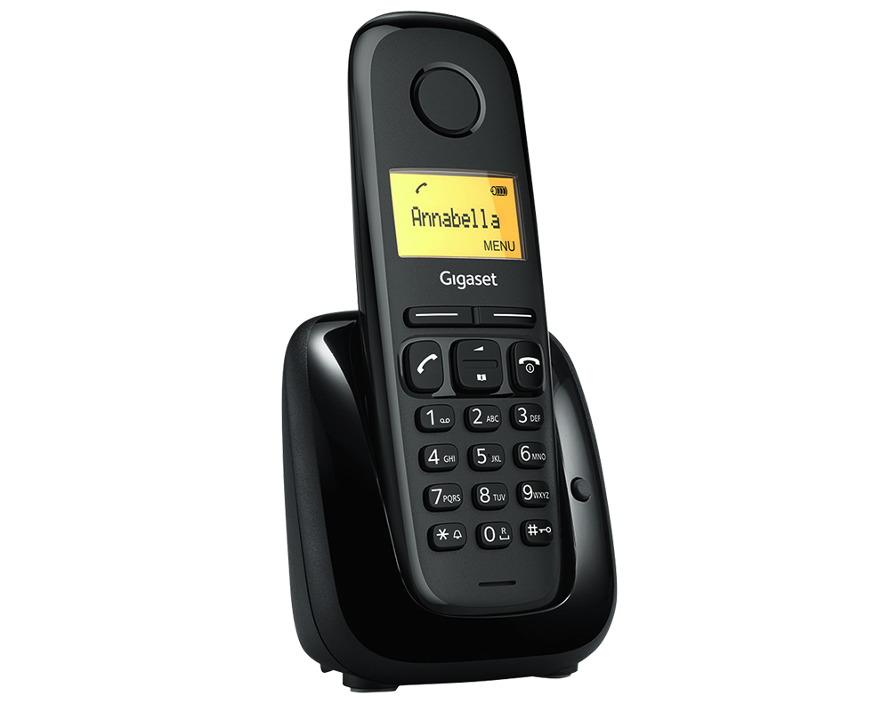 Офис телефон Безжичен DECT телефон Gigaset A180 - черен 3