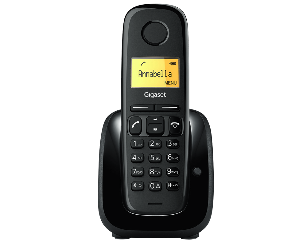 Офис телефон Безжичен DECT телефон Gigaset A180 - черен 2