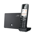 <span>Офис телефон</span> Безжичен VoIP телефон Gigaset Comfort 550 IP FLEX - черен <span class='catalog-num-in-name'>1015165_1</span> - 