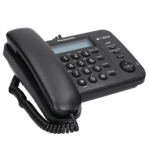 <span>Офис телефон</span> Стационарен телефон Panasonic KX-TS560FXB - черен <span class='catalog-num-in-name'>KX-TS560FXB</span> - 
