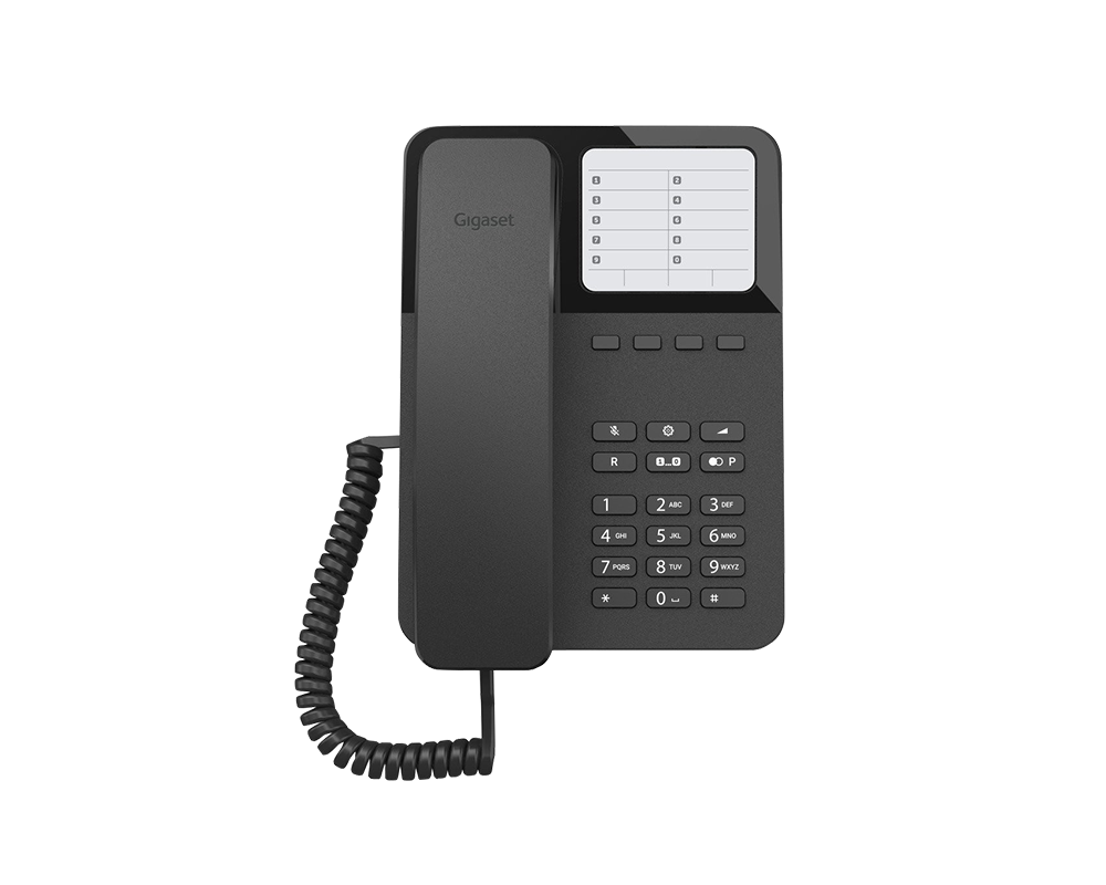Офис телефон Стационарен телефон Gigaset DESK 400 - черен 3