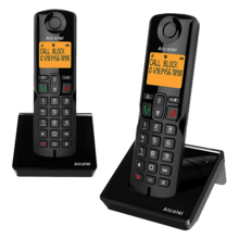  Безжичен DECT телефон Alcatel S280 EWE DUO - черен 693968 1015166_1 на топ цена - PIC.bg