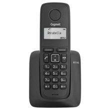  Безжичен DECT телефон Gigaset A116 - черен 693970 1015159 на топ цена - PIC.bg