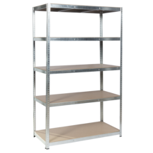  Метален стелаж Carmen CR-1012 - 200х120х60 см, до 250 кг на рафт - цинк 695790 3580552 на топ цена - PIC.bg