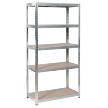  Метален стелаж Carmen CR-1020 - 180х90х45 см, до 275 кг на рафт - цинк 695797 3580560 на топ цена - PIC.bg
