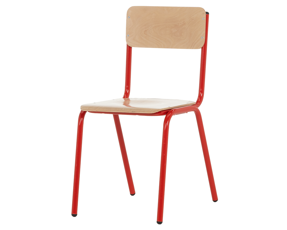 Офис стол Посетителски стол TASK H - бук-червен 7