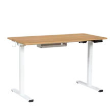  Ергономично регулируемо бюро Carmen CR- 4825 - бук-бял 701407 3510012_1 на топ цена - PIC.bg