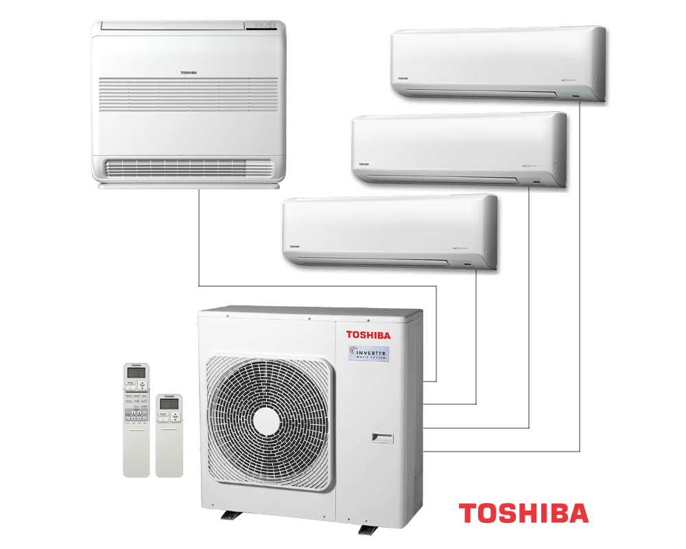 Климатик на мултисплит система Toshiba RAS-4M27G3AVG-E 2