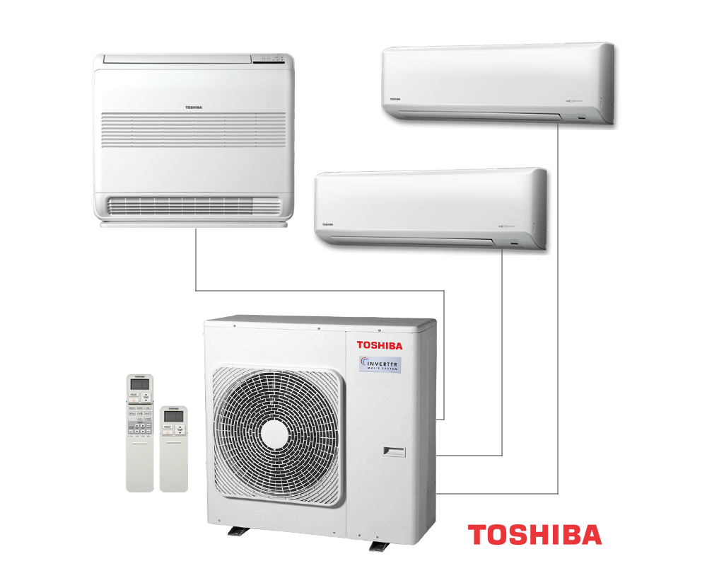 Климатик на мултисплит система Toshiba RAS-3M26G3AVG-E 2