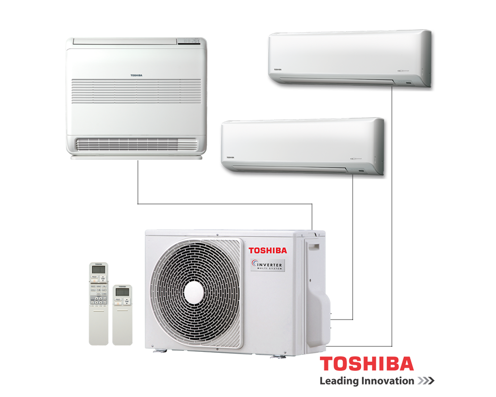 Климатик на мултисплит система Toshiba RAS-3M18G3AVG-E 2