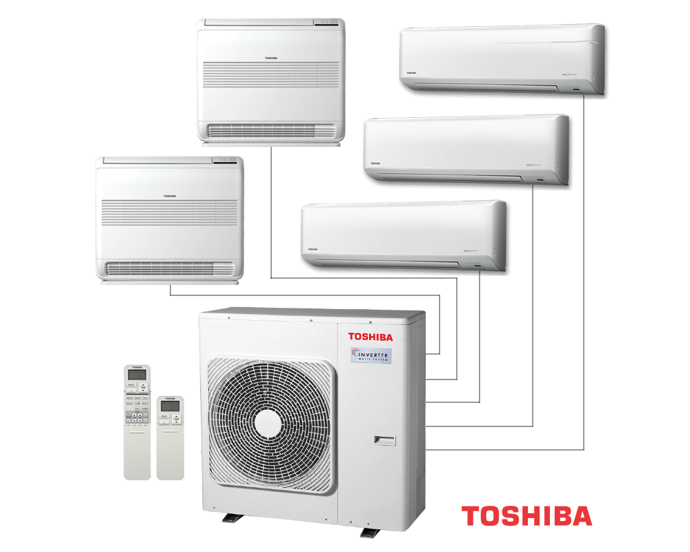 Климатик на мултисплит система Toshiba RAS-5M34G3AVG-E 2