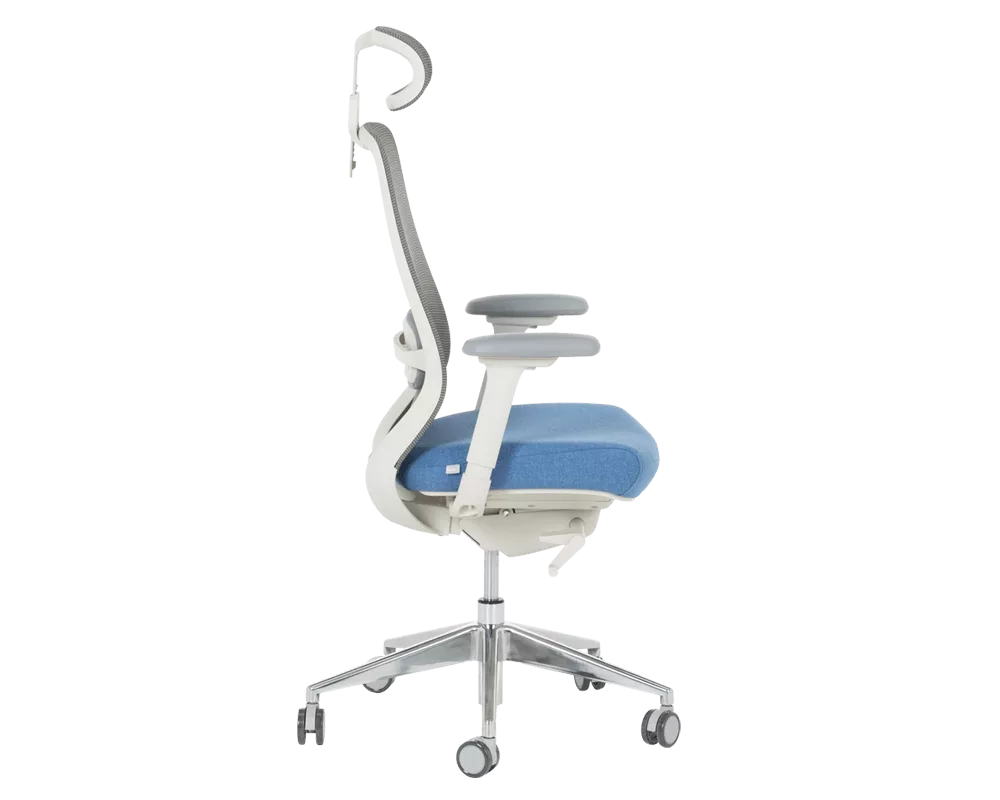 Офис стол Ергономичен стол GLAND - син-сив 4